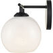 Kimorra 2 Light 15.25 inch Matte Black Vanity Light Wall Light